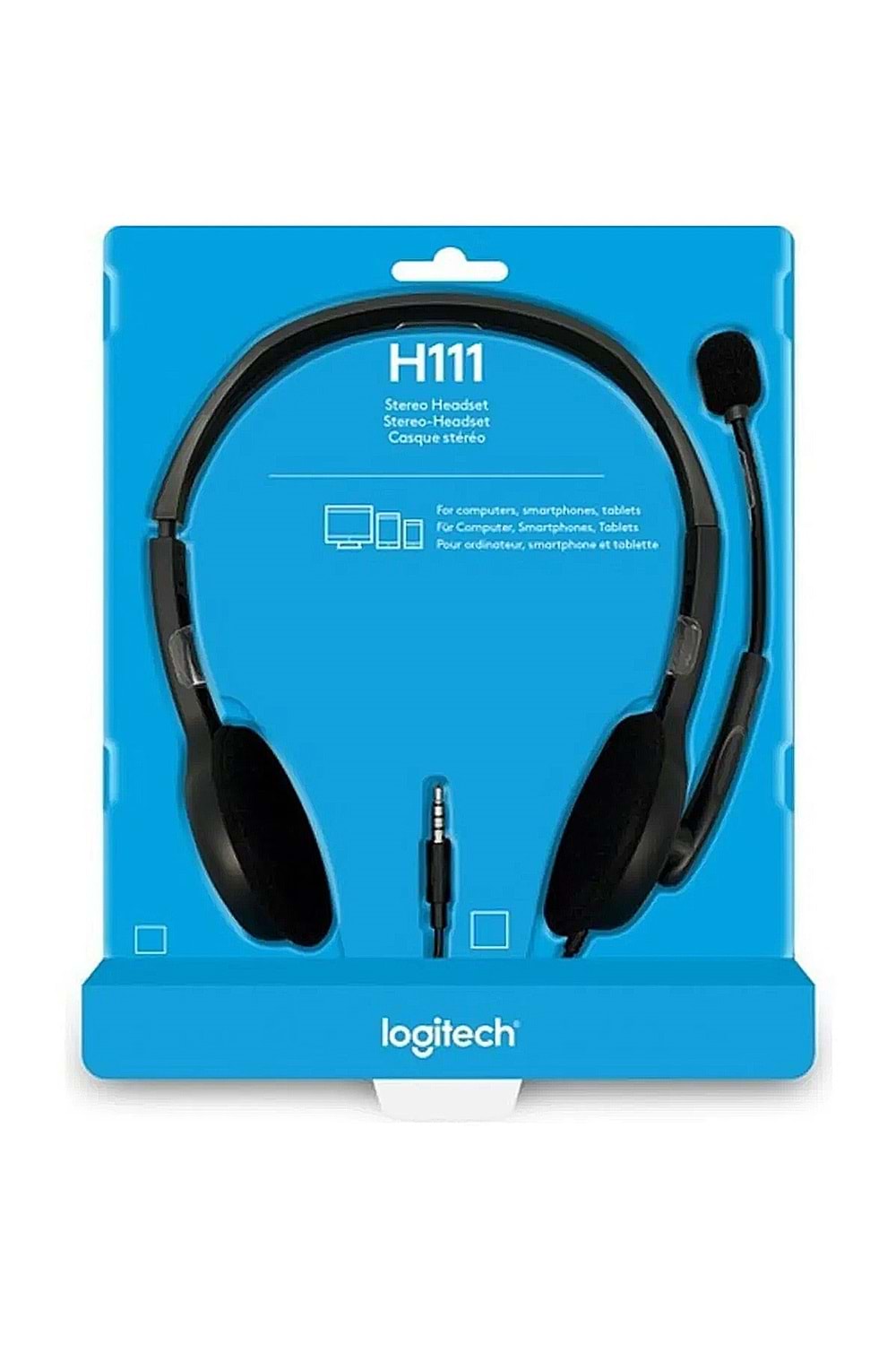Logitech H111 Stereo Headset Mikrofonlu Kulaklık