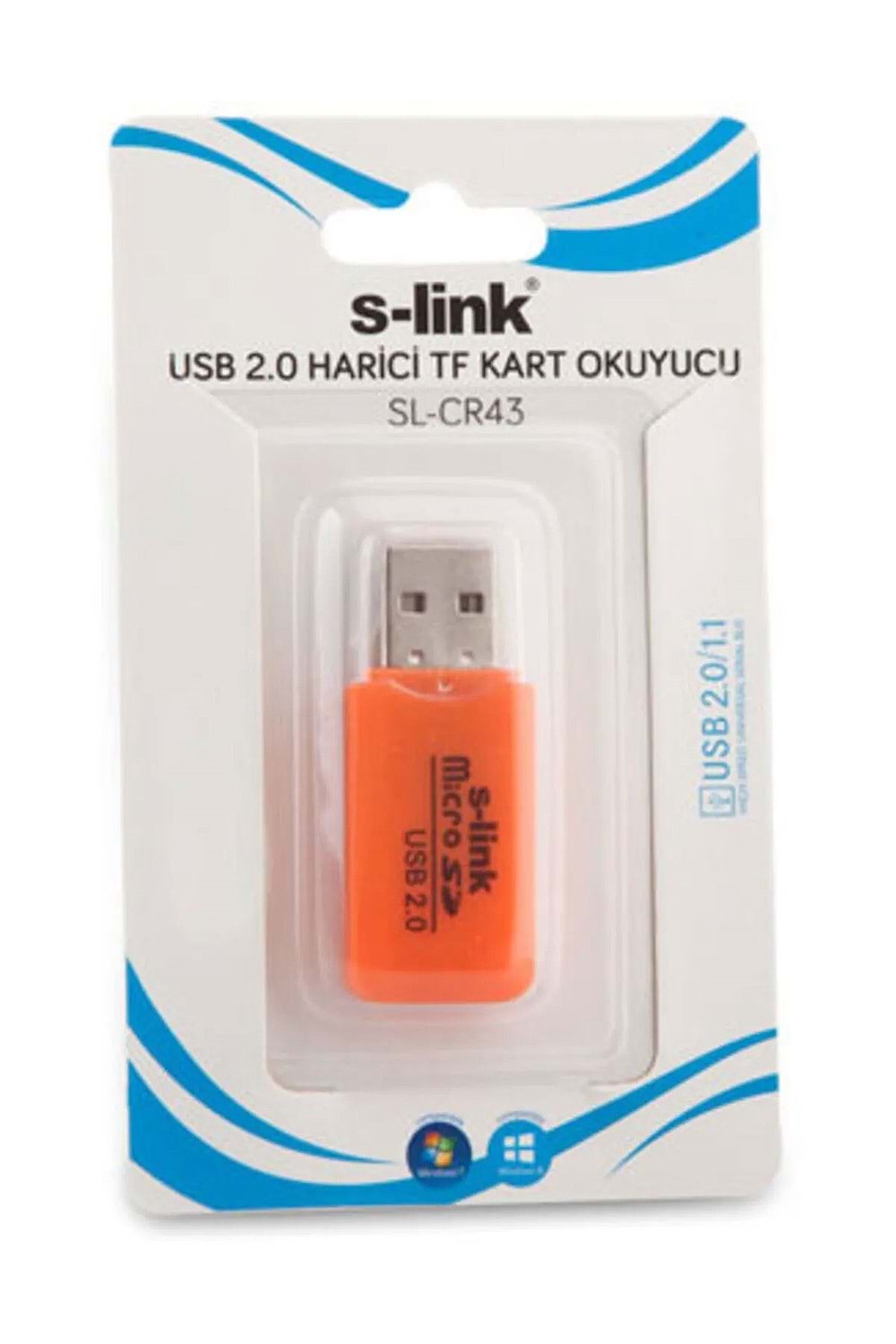 S-link SL-CR43 Usb 2.0 Kart Okuyucu