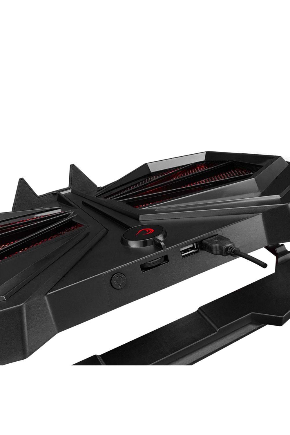 Addison Rampage AD-RC11 SPIDER Siyah 2 Fan 2 USB RGB Işıklı 15-17 Notebook Soğutucu Stand