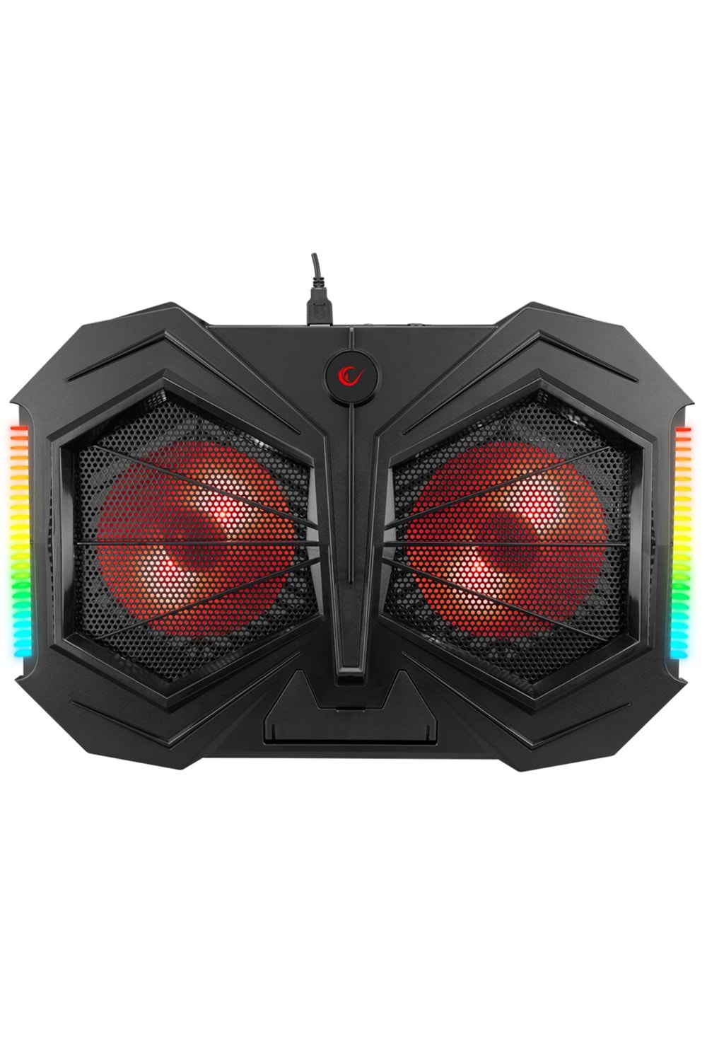 Addison Rampage AD-RC11 SPIDER Siyah 2 Fan 2 USB RGB Işıklı 15-17 Notebook Soğutucu Stand