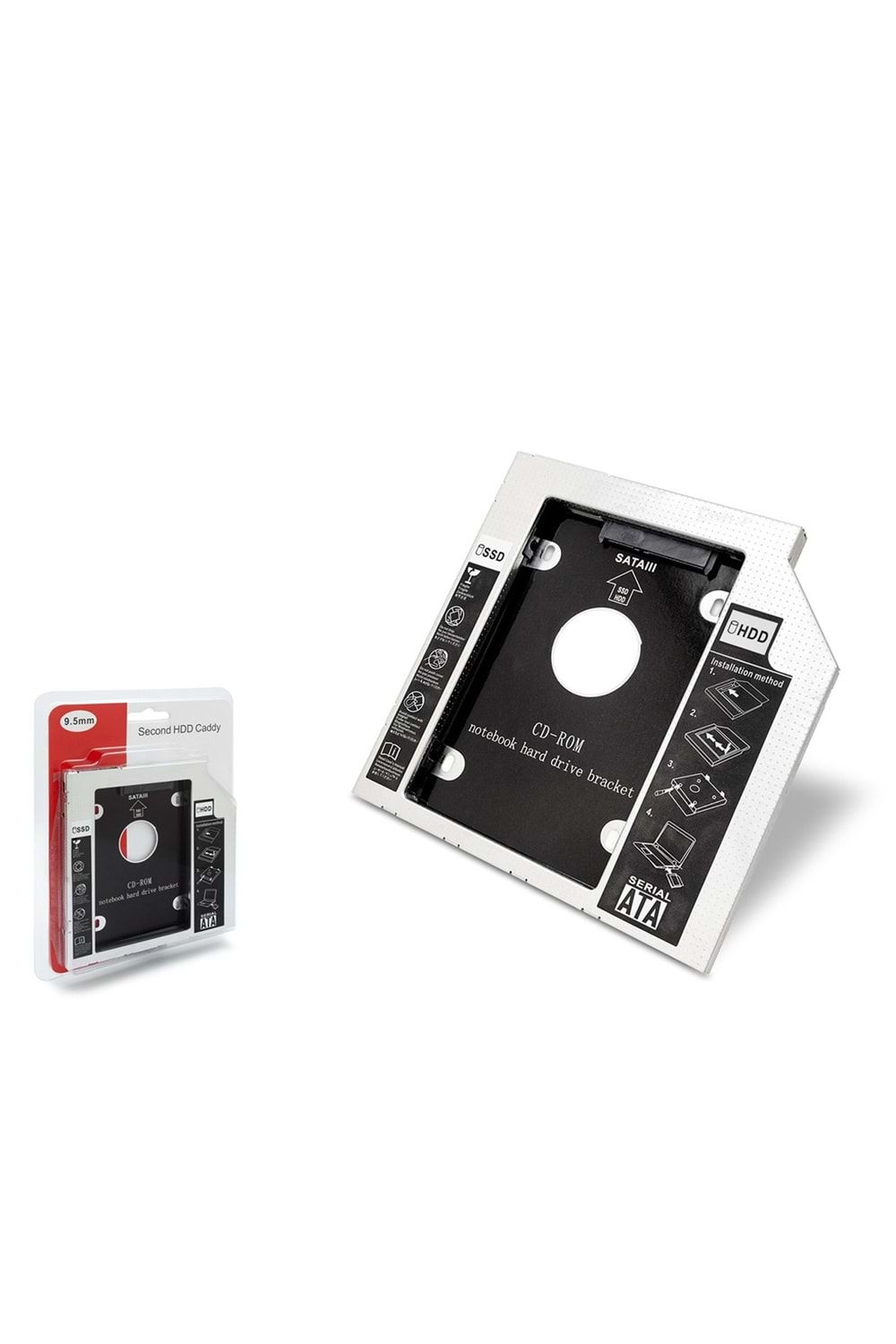 Hadron HDX1755(962) Hdd Caddy Serıal Ata 9.5 Mm