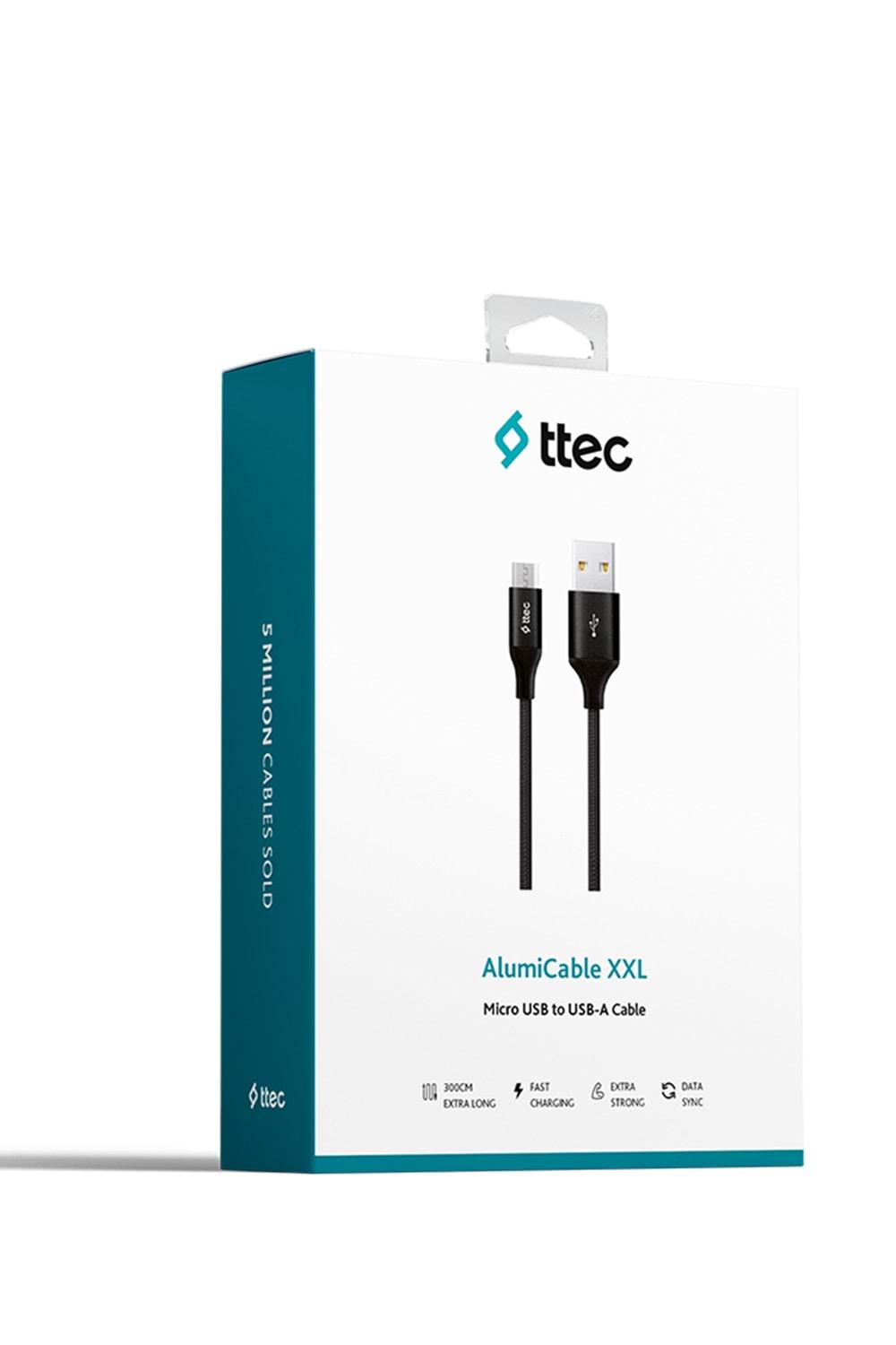 TTEC 2DK22S ALUMICABLE XXL SIYAH SARJ KABLOSU