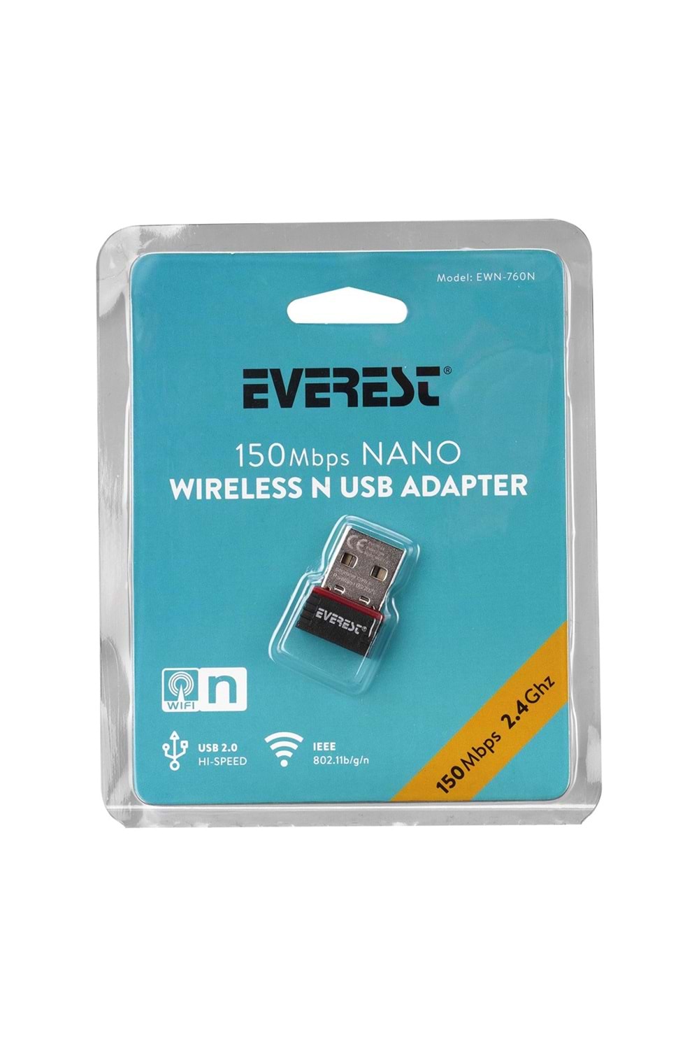 Everest Ewn-760N 150Mbps Nano Wireless N Usb Adapter