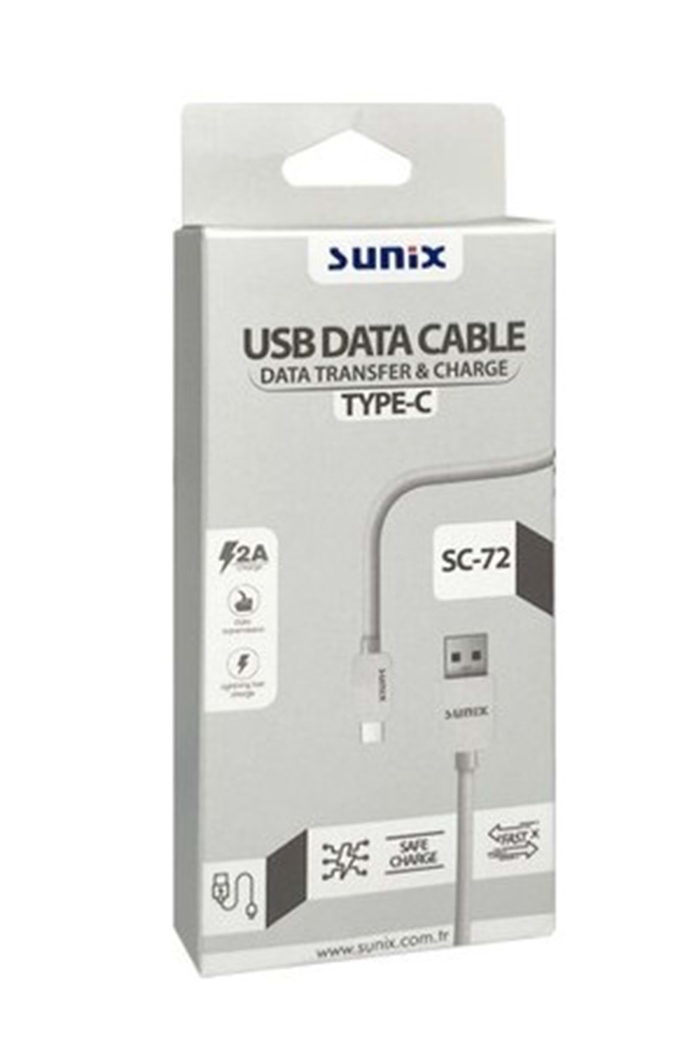 Sunix Sc-72 Type-C Şarj Kablosu