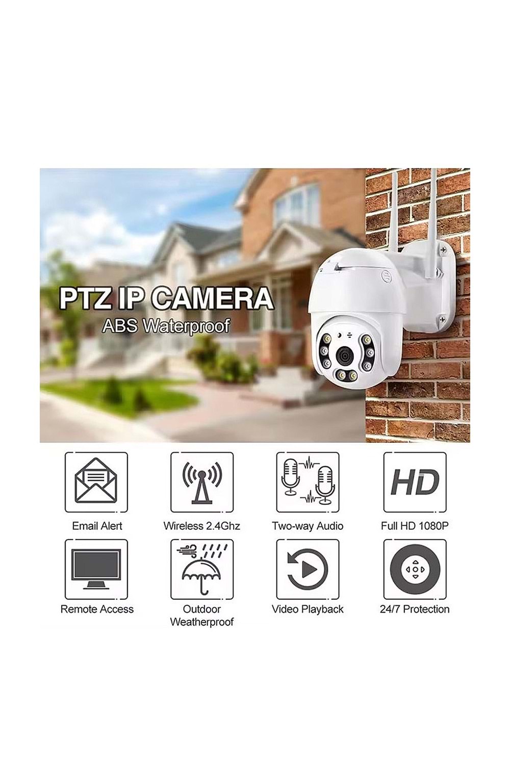 APRONX APX-WP70 3MP 2.8mm 8 LED WİFİ PTZ