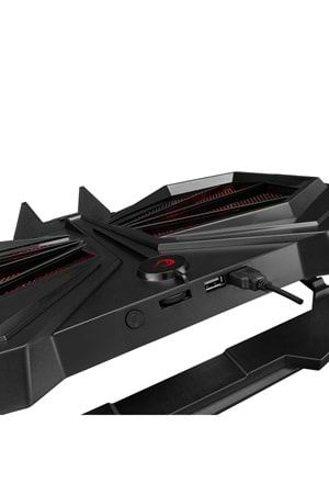 Addison Rampage AD-RC11 SPIDER Siyah 2 Fan 2 USB RGB Işıklı 15-17 Notebook Soğutucu Stand