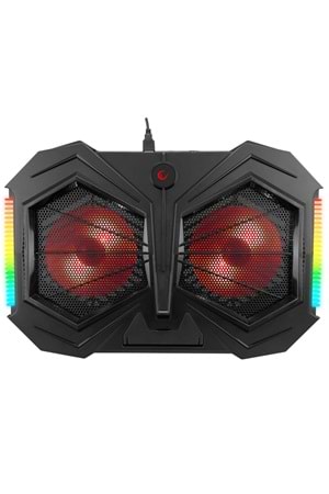 Addison Rampage AD-RC11 SPIDER Siyah 2 Fan 2 USB RGB Işıklı 15-17 Notebook Soğutucu Stand