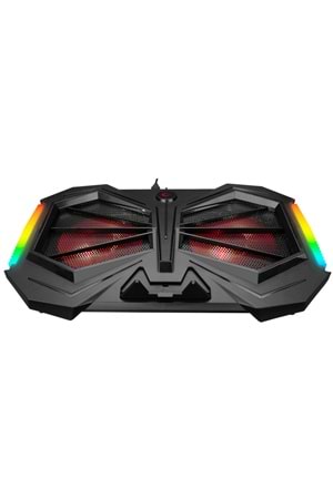 Addison Rampage AD-RC11 SPIDER Siyah 2 Fan 2 USB RGB Işıklı 15-17 Notebook Soğutucu Stand