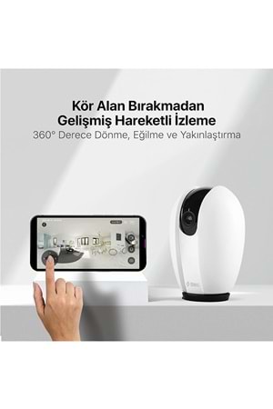 TTEC Wizi Pro Full Hd 360 Derece Tak Çalıştır Wi-fi Akıllı Kamera
