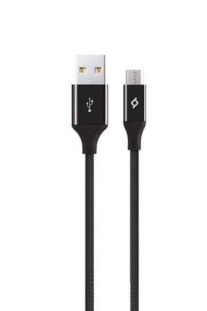 TTEC 2DK11S ALUMICABLE MICRO USB SIYAH SARJ KABLOSU