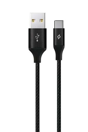 TTEC 2DK23S ALUMICABLE XL TYPE-C SIYAH SARJ KABLOSU 2MT