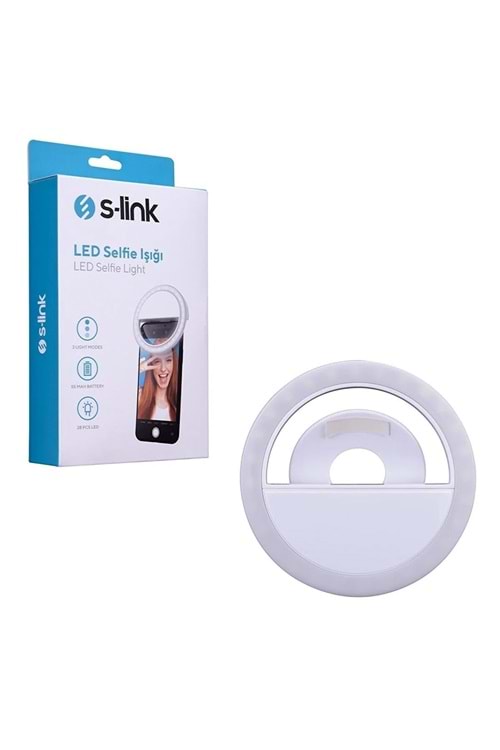 S-Link SL-SF300 Şarjlı Mandallı LED Selfie Işığı